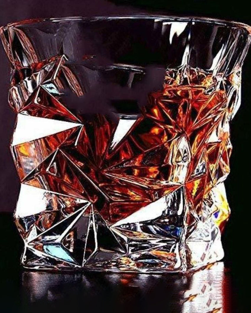 Classic Old Fashioned Barware Set Durable Glass | 250ml | 4 x 4 inches