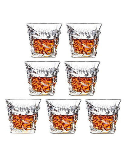 Classic Old Fashioned Barware Set Durable Glass | 250ml | 4 x 4 inches