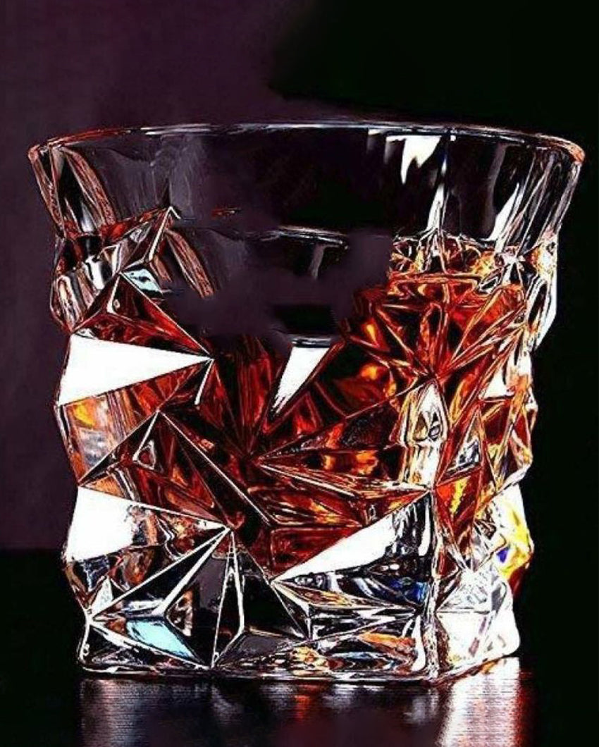 Classic Old Fashioned Barware Set Durable Glass | 250ml | 4 x 4 inches
