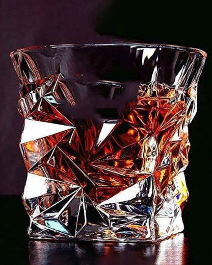Classic Old Fashioned Barware Set Durable Glass | 250ml | 4 x 4 inches
