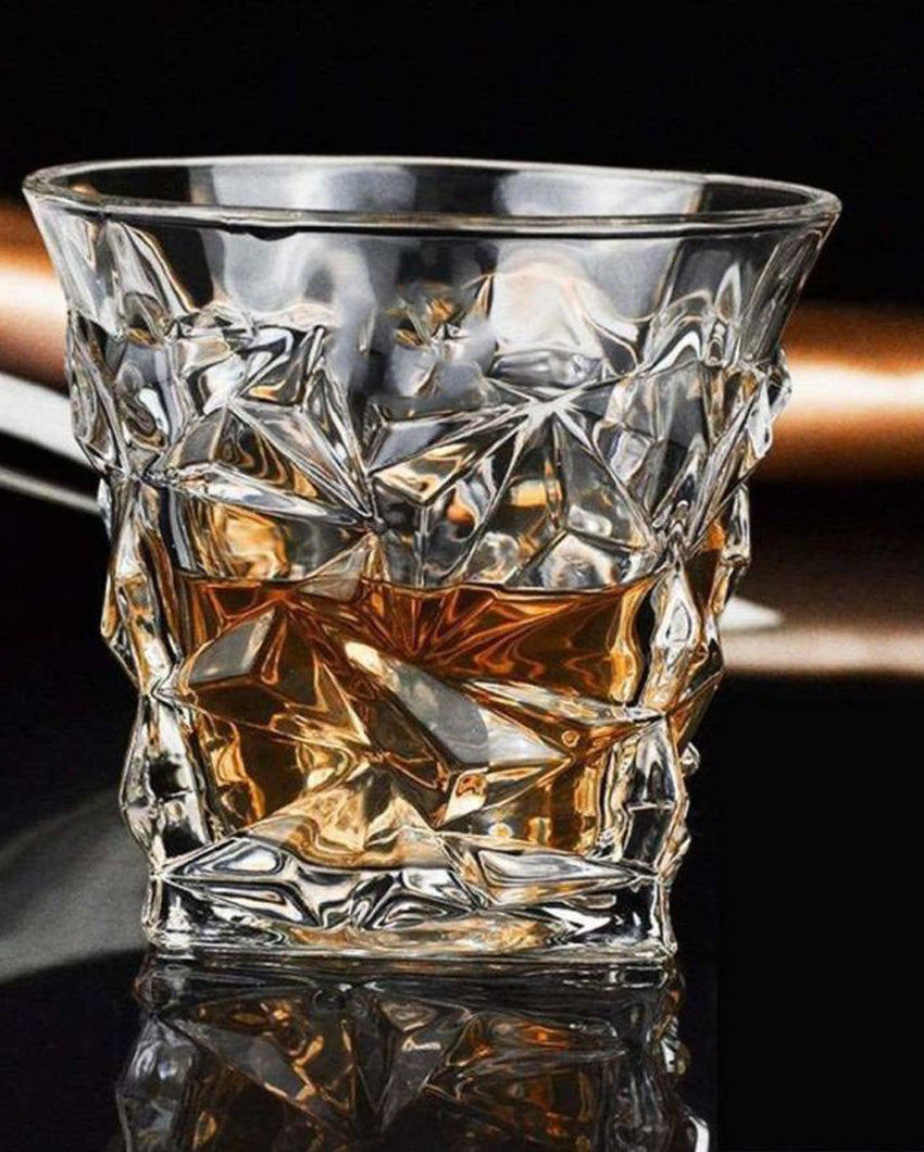 Classic Old Fashioned Barware Set Durable Glass | 250ml | 4 x 4 inches