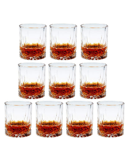 Luxurious Weighted Bottom Whiskey Glasses Gift Set | 200ml | 3 x 4 inches