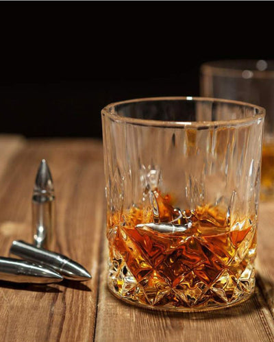 Luxurious Weighted Bottom Whiskey Glasses Gift Set | 200ml | 3 x 4 inches