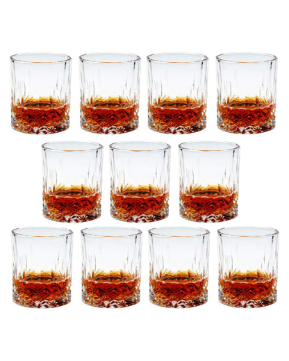Luxurious Weighted Bottom Whiskey Glasses Gift Set | 200ml | 3 x 4 inches