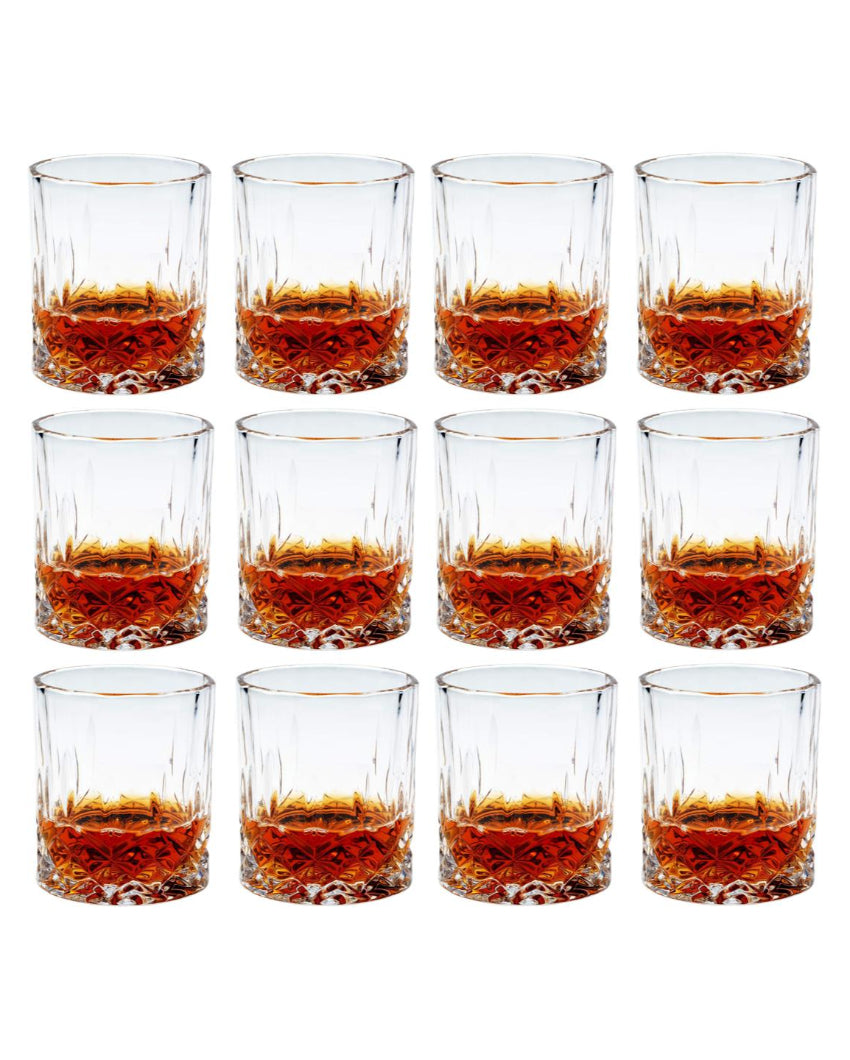 Luxurious Weighted Bottom Whiskey Glasses Gift Set | 200ml | 3 x 4 inches