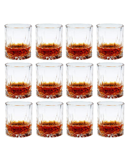 Luxurious Weighted Bottom Whiskey Glasses Gift Set | 200ml | 3 x 4 inches