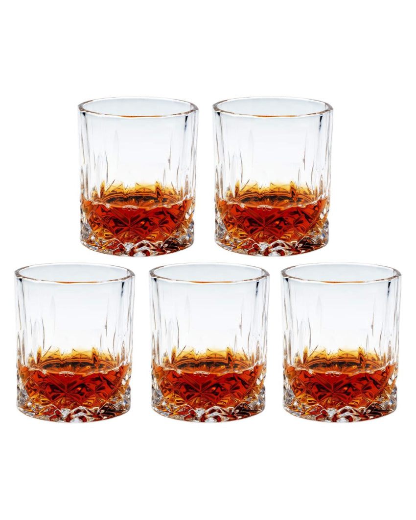 Luxurious Weighted Bottom Whiskey Glasses Gift Set | 200ml | 3 x 4 inches
