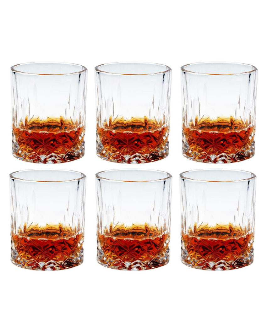 Luxurious Weighted Bottom Whiskey Glasses Gift Set | 200ml | 3 x 4 inches