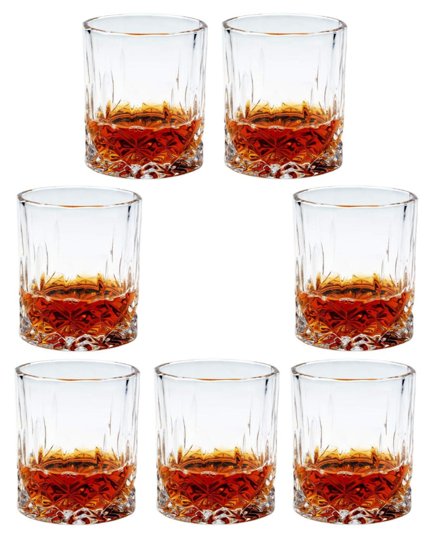 Luxurious Weighted Bottom Whiskey Glasses Gift Set | 200ml | 3 x 4 inches