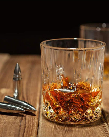 Luxurious Weighted Bottom Whiskey Glasses Gift Set | 200ml | 3 x 4 inches