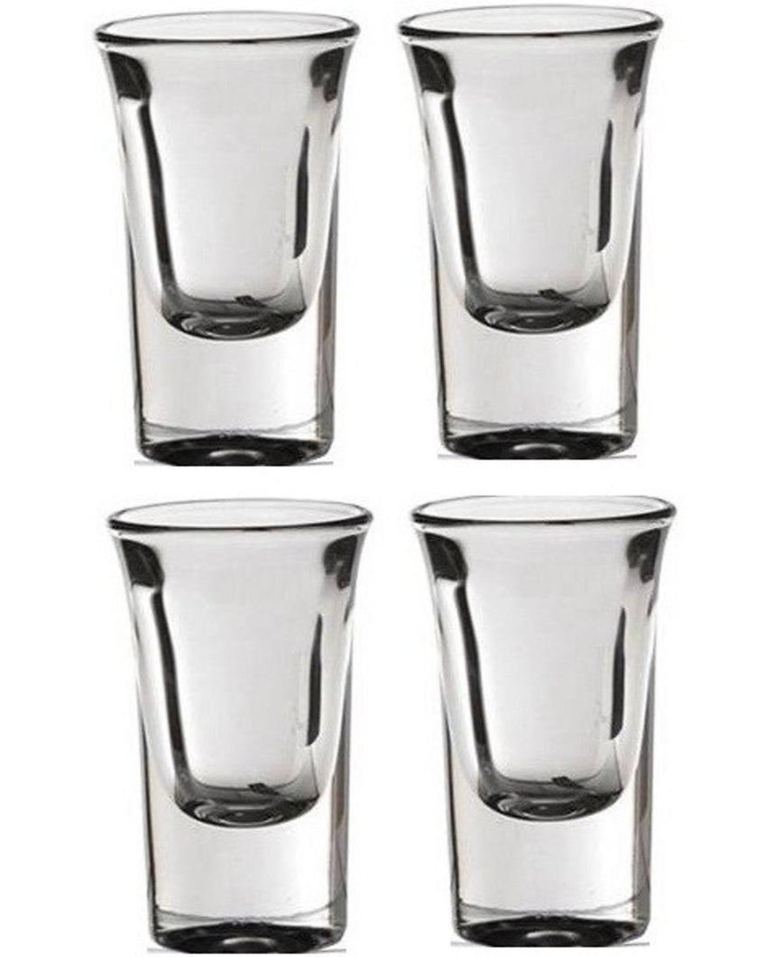 Thick Base Party Perfect Clear Glass Shot Glasses | 30ml | 2 x 3 inches