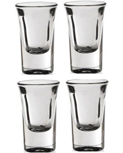 Thick Base Party Perfect Clear Glass Shot Glasses | 30ml | 2 x 3 inches