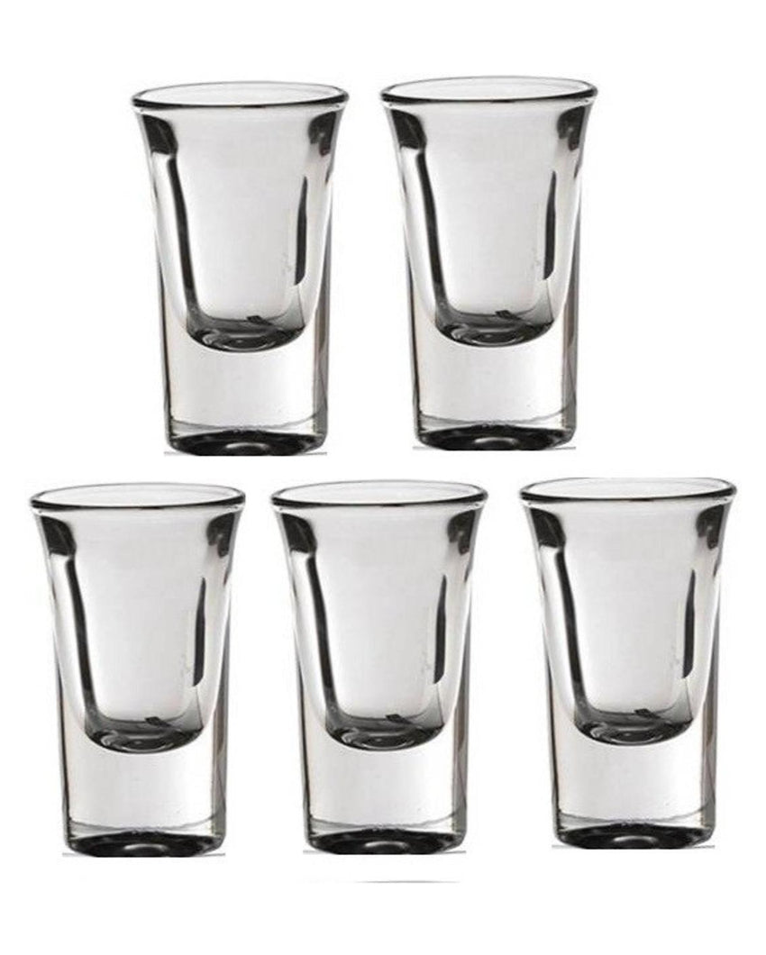 Thick Base Party Perfect Clear Glass Shot Glasses | 30ml | 2 x 3 inches