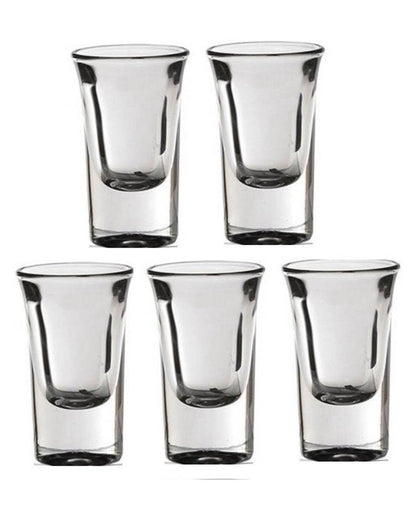 Thick Base Party Perfect Clear Glass Shot Glasses | 30ml | 2 x 3 inches