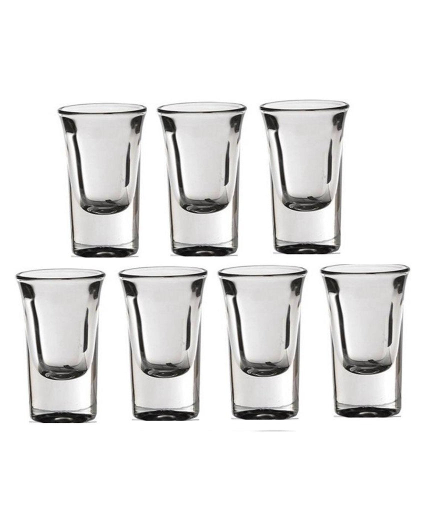 Thick Base Party Perfect Clear Glass Shot Glasses | 30ml | 2 x 3 inches