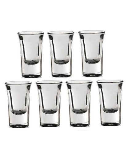 Thick Base Party Perfect Clear Glass Shot Glasses | 30ml | 2 x 3 inches