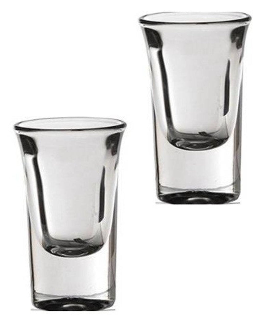 Thick Base Party Perfect Clear Glass Shot Glasses | 30ml | 2 x 3 inches