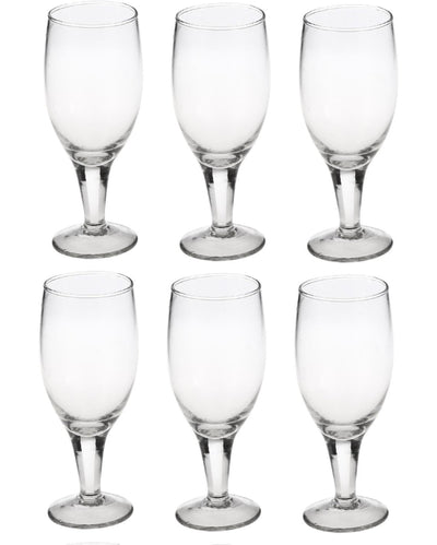 Luminous Bar Crystal Clear Beautiful Wine Glass  | 180ml |  Set of 6  |  2 x 5 inches
