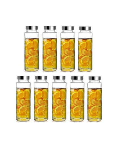 Clear Glass Designer Bottle for Food Grade Storage Versatile Use for Drinks or Grains | 750 ML | 3 x 10 inches