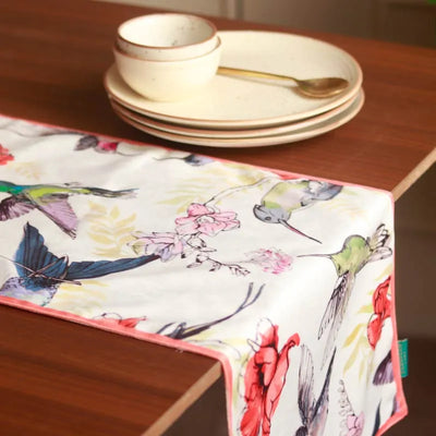 Ecstasy Birds Table Runner | 13 x 72 Inches