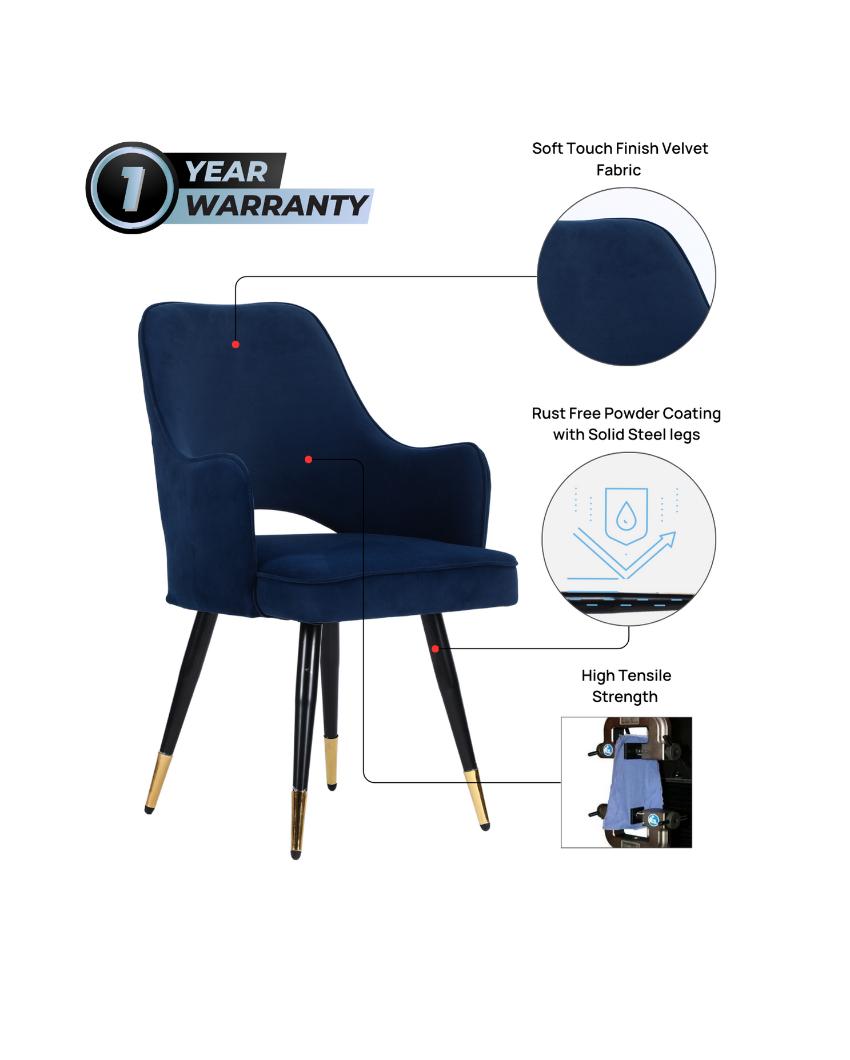 Trendy Versatile Accent Velvet Arm Chair | 19 x 20 x 35 inches