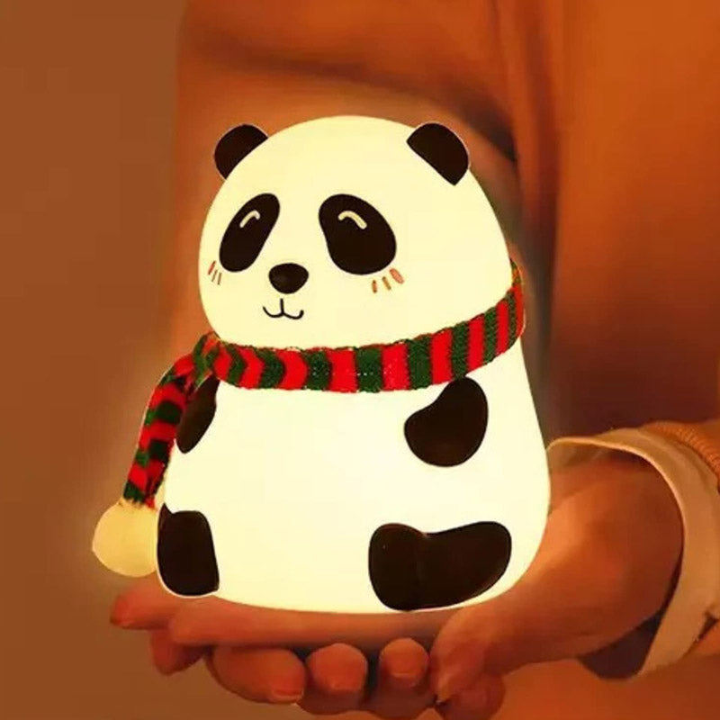 Silicon Panda Night Lamp Eyes Closed