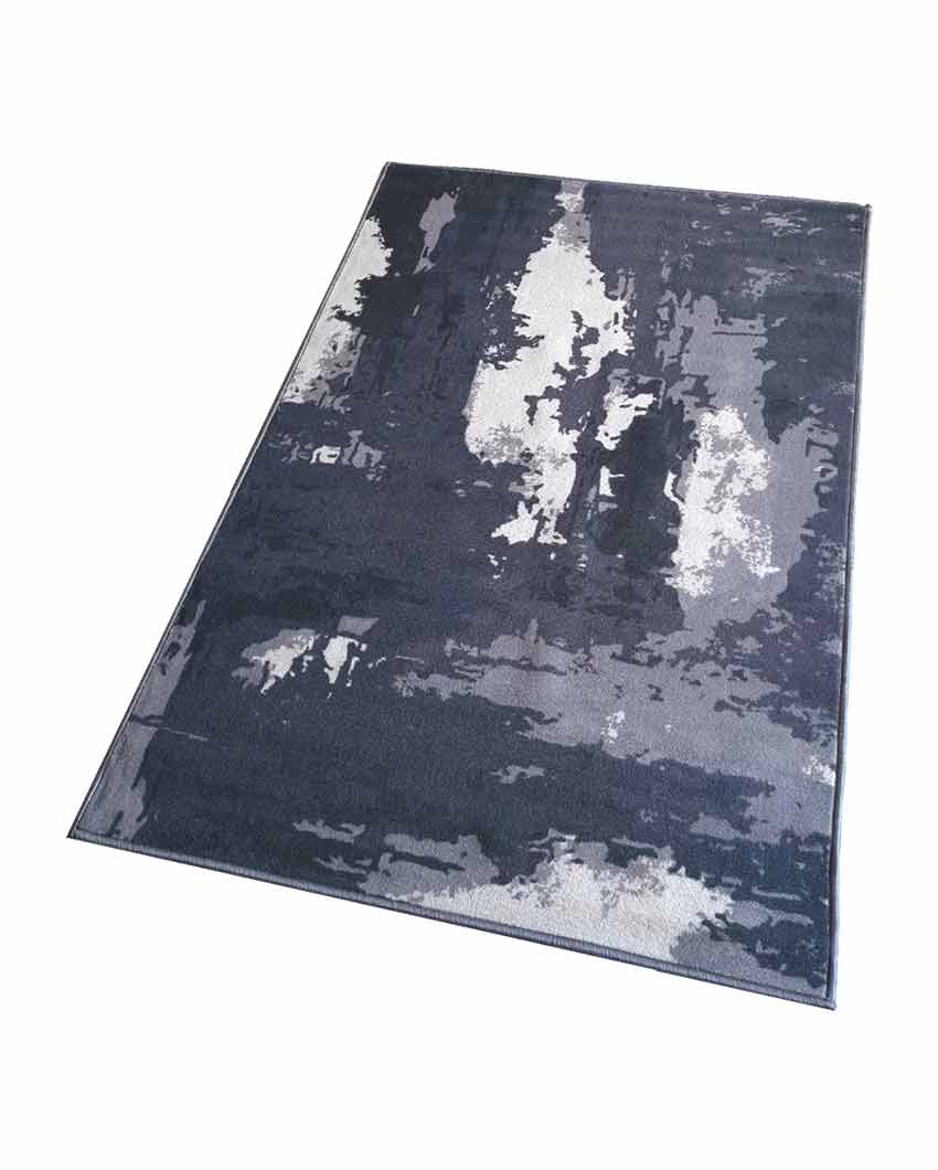 Blue Utopica Abstract  Anti-Slip Rug | 3 x 5 Ft