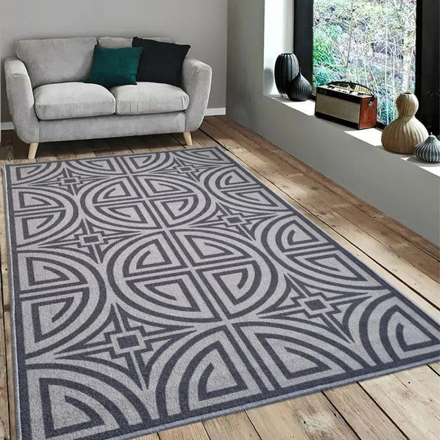 Acient Greek Anti- Slip Nylon Area Rug | 3 x 5 Ft