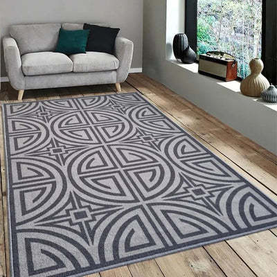 Acient Greek Anti- Slip Nylon Area Rug | 3 x 5 Ft