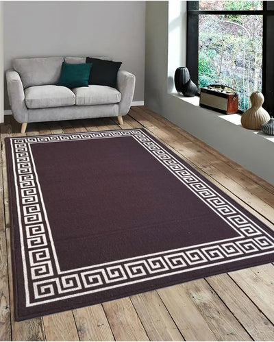 Greek Anti-Slip Single Line Rug | 3 x 5 Ft