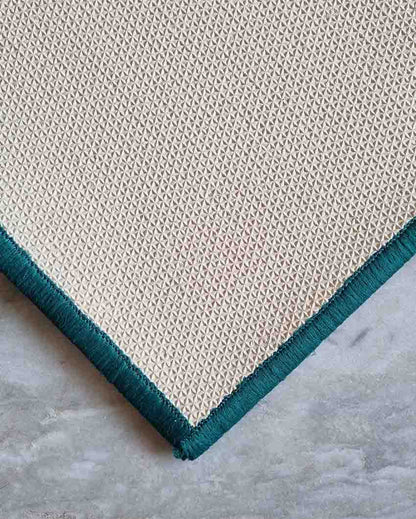 Floral Tiles Nylon Anti-Slip Runner & Floor Mat Set