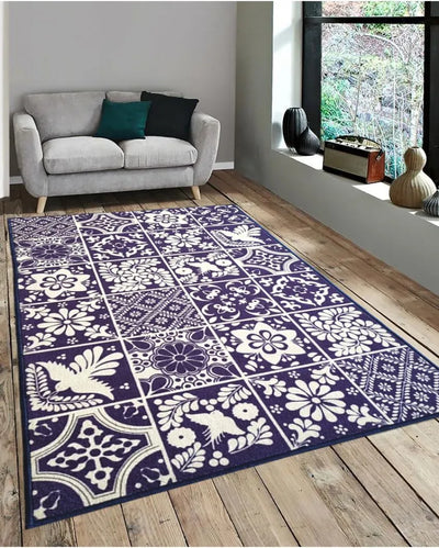 Nature Bloom Design Anti-Slip Rug | 3 x 5 Ft