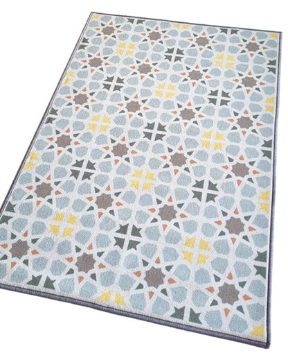 Star Design Tile Anti-Slip Rug | 3 x 5 Ft