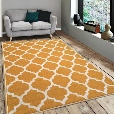 Classy Trellis Anti-Slip Nylon Area Rug | 3 x 5 ft