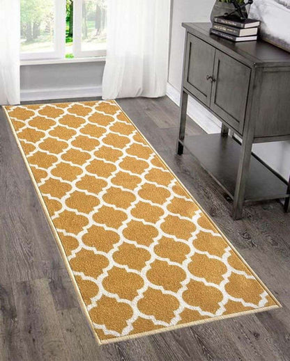 Trellis Nylon Anti-Slip Runner Floor Mat | 47 x 20 inches