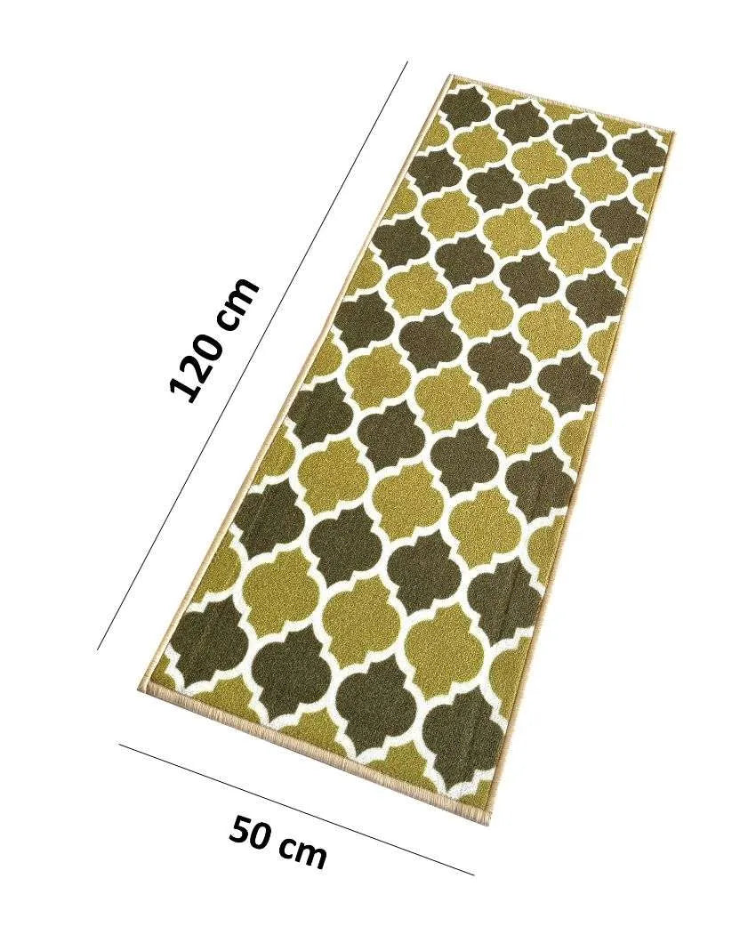 Trellis Nylon Anti-Slip Runner Floor Mat | 47x20 inches