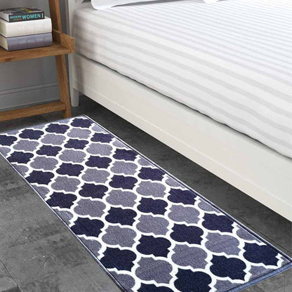 Trellis Design Nylon Anti-Slip Runner Floor Mat | 47 x 20 inches