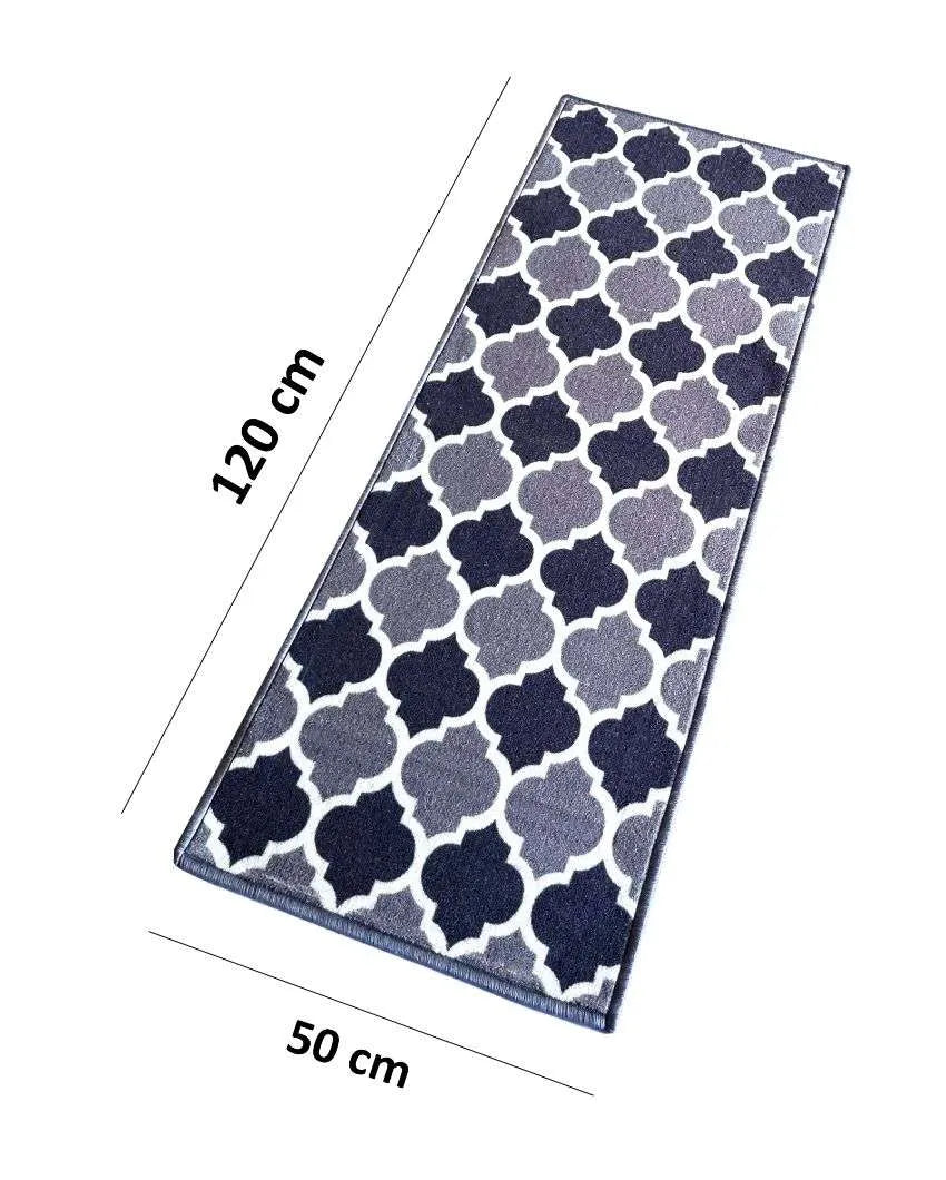 Trellis Design Nylon Anti-Slip Runner Floor Mat | 47 x 20 inches