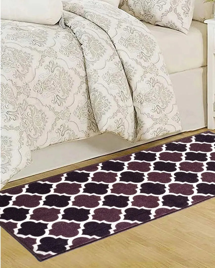 Trellis Design Nylon Anti-Slip Runner Floor Mat | 47 x 20 inches