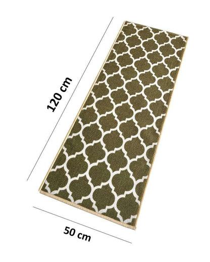 Trellis Design Nylon Anti-Slip Runner Floor Mat | 47 x 20 inches