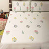 Cypress Printed Bedsheet with Reversible Pillow Set | Double Size