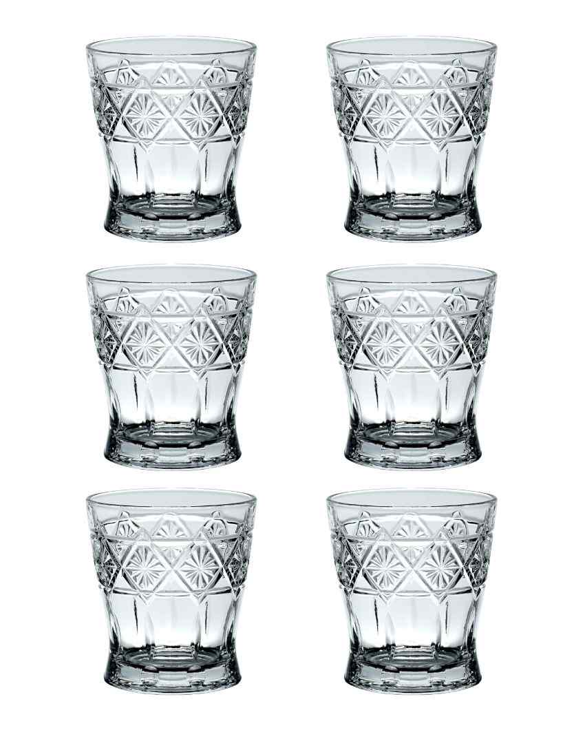 Luxuries Water Juice & Glasses | Set Of 6 | 220 ML