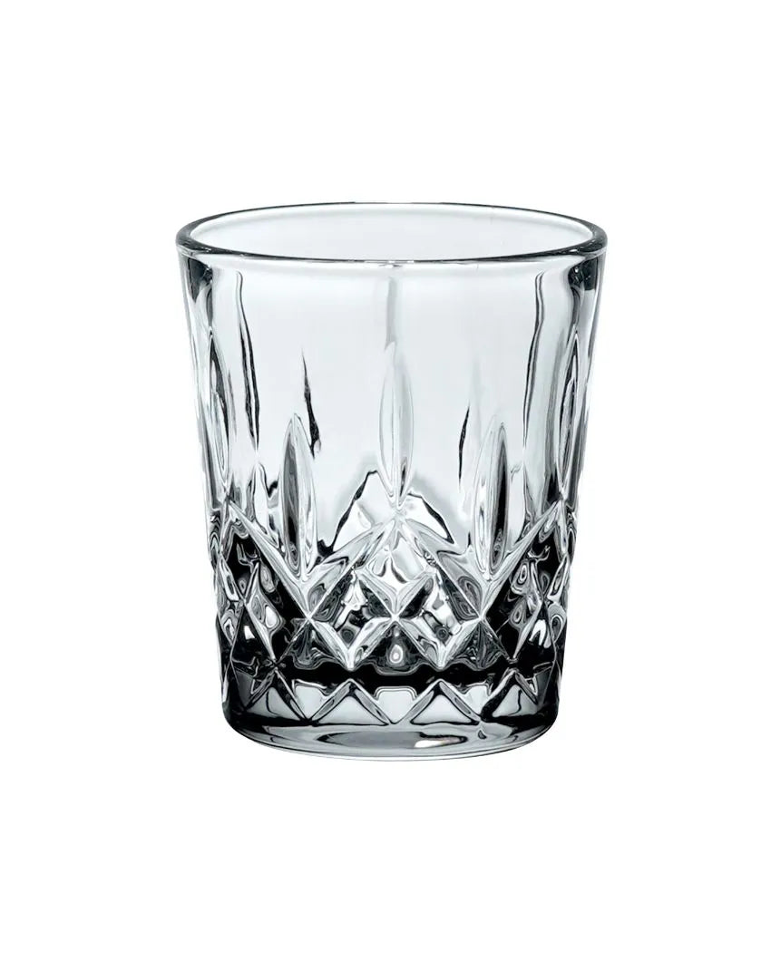 Glass Vodka Shot Glasses | Set Of 6 | 50 ML