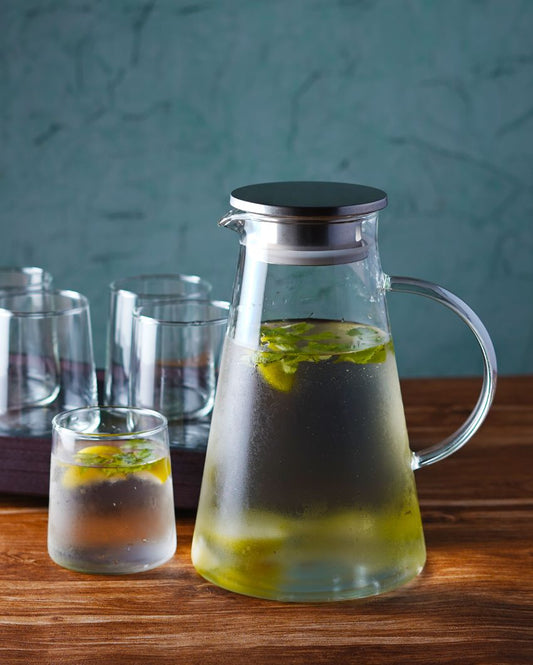 Borosilicate Glass Lemon Set | 7 Pcs