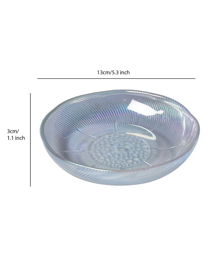 Beautiful Glass Serving Bowls | Set Of 6 White
