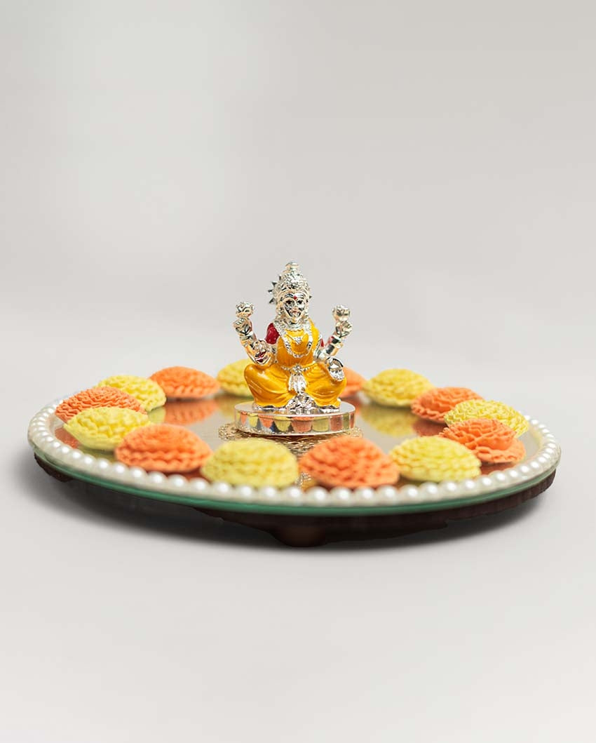 Glory Lakshmi ji Idol Puja Decor | 8 x 2 inches