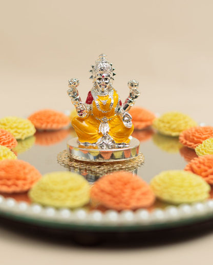 Glory Lakshmi ji Idol Puja Decor | 8 x 2 inches