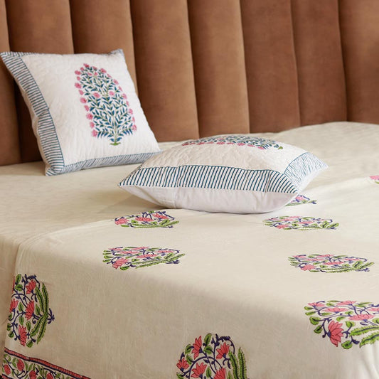 Serim Reversible Printed Cotton Dohar | Single Or Double Sizes | 60 x 90 inches , 90 x 108 inches
