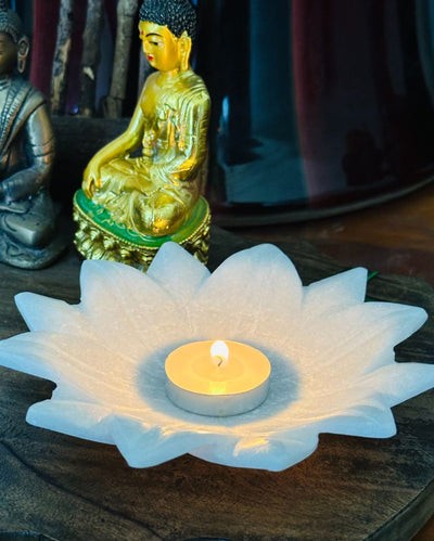 Lotus Tea Light Stand