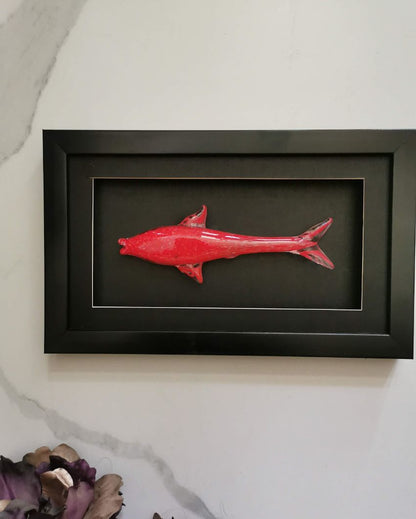 Oceanic Charm Wall Art Glass Trophy Fish